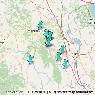 Mappa Strada di Chiusi, 53042 Chianciano Terme SI, Italia (4.57909)