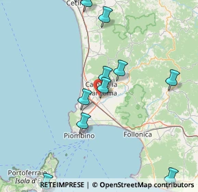 Mappa 57021 Campiglia Marittima LI, Italia (23.08571)