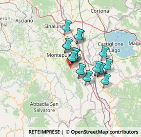 Mappa Via Giacomo Leopardi, 53042 Chianciano Terme SI, Italia (9.42056)