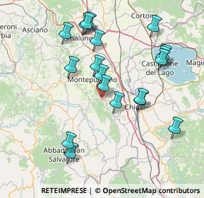 Mappa Via Giacomo Leopardi, 53042 Chianciano Terme SI, Italia (16.29421)