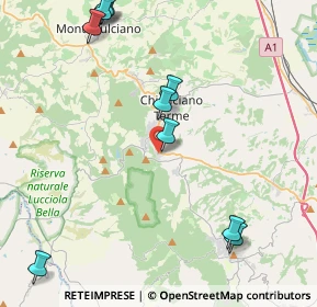 Mappa Via Giacomo Leopardi, 53042 Chianciano Terme SI, Italia (5.76818)