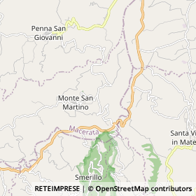 Mappa Monte Vidon Combatte