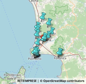 Mappa Via A. Gualersi, 57021 Campiglia Marittima LI, Italia (10.323)