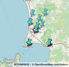 Mappa Via A. Gualersi, 57021 Campiglia Marittima LI, Italia (11.54579)