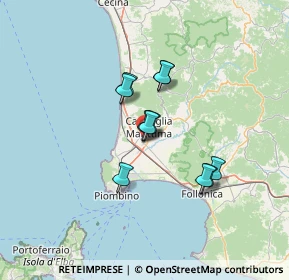 Mappa Via A. Gualersi, 57021 Campiglia Marittima LI, Italia (9.97818)