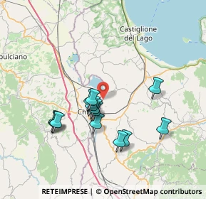 Mappa Via Rengone, 06061 Castiglione del lago PG, Italia (6.76385)