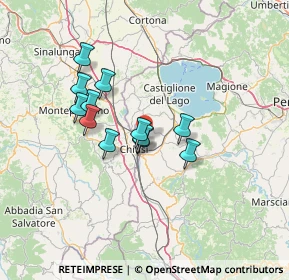 Mappa Via Rengone, 06061 Castiglione del lago PG, Italia (11.18333)
