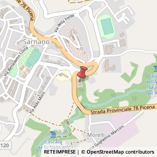 Mappa Via San Francesco, 2, 62028 Sarnano, Macerata (Marche)