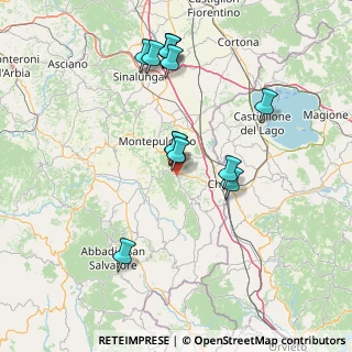 Mappa Strada di Sarteano, 53042 Chianciano Terme SI, Italia (15.26615)