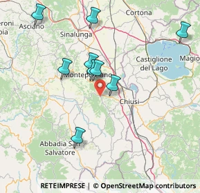 Mappa Strada di Sarteano, 53042 Chianciano Terme SI, Italia (24.075)