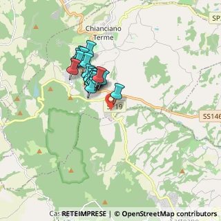 Mappa Strada di Sarteano, 53042 Chianciano Terme SI, Italia (1.4255)