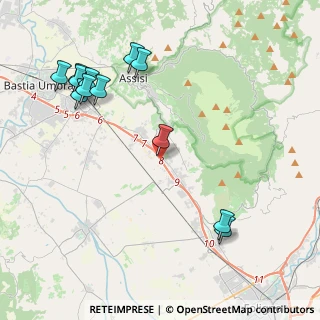 Mappa Via Fonte Pallotta, 06081 Assisi PG, Italia (5.12083)
