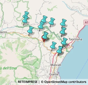 Mappa Via Pietro Scuderi, 95015 Linguaglossa CT, Italia (6.63438)