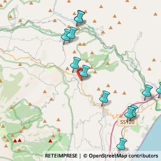 Mappa Via Rosario Conti, 95015 Linguaglossa CT, Italia (5.88583)