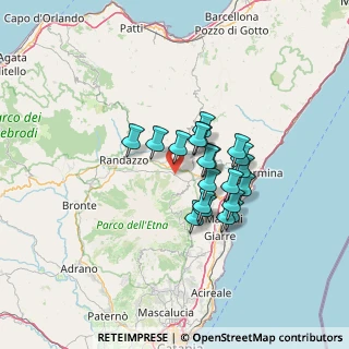 Mappa Strada Provinciale Etna Settentrionale o Quota Mille, 95012 Castiglione di Sicilia CT, Italia (10.895)