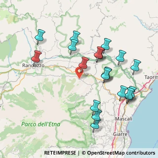 Mappa Strada Provinciale Etna Settentrionale o Quota Mille, 95012 Castiglione di Sicilia CT, Italia (9.4275)