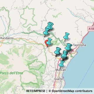 Mappa Via Benvicini, 95015 Linguaglossa CT, Italia (6.90211)