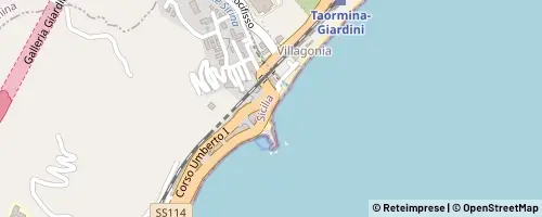 Mappa Giardini-Naxos