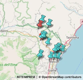 Mappa P.za A. Castrogiovanni, 95015 Linguaglossa CT, Italia (6.4365)
