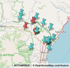 Mappa Via Umberto I, 95015 Linguaglossa CT, Italia (6.61474)