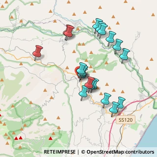 Mappa Via Nuova, 95015 Linguaglossa CT, Italia (3.8495)