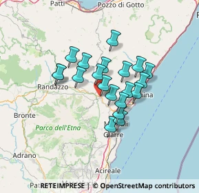 Mappa Via Libertà, 95015 Linguaglossa CT, Italia (10.9795)