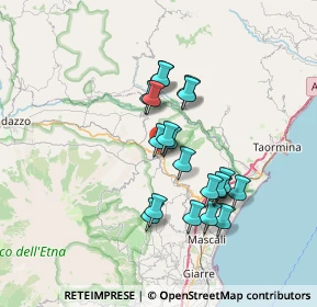 Mappa Via S. Vito, 95015 Linguaglossa CT, Italia (6.509)