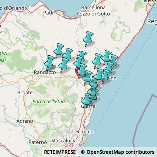 Mappa Via dell'Abbazia, 95015 Linguaglossa CT, Italia (10.9505)