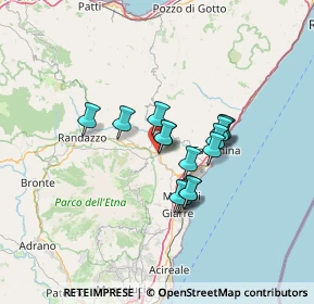 Mappa Via della Pace, 95015 Linguaglossa CT, Italia (10.74)