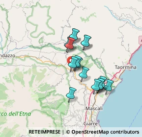Mappa Via Territta Bianca, 95015 Linguaglossa CT, Italia (5.79438)