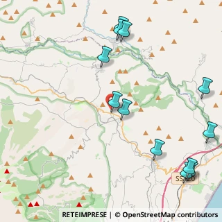 Mappa Via Territta Bianca, 95015 Linguaglossa CT, Italia (6.08333)