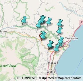 Mappa Via del Peculio, 95015 Linguaglossa CT, Italia (6.08895)