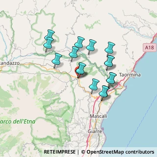 Mappa Via del Peculio, 95015 Linguaglossa CT, Italia (6.56063)