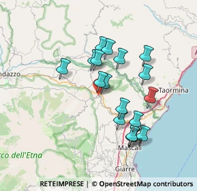 Mappa Via Vignazza, 95015 Linguaglossa CT, Italia (7.05111)