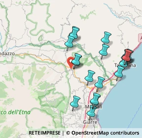 Mappa Via Vignazza, 95015 Linguaglossa CT, Italia (9.307)