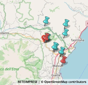 Mappa Via Vignazza, 95015 Linguaglossa CT, Italia (5.94182)