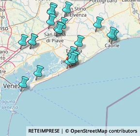 Mappa Via Dante Alighieri VII, 30016 Jesolo VE, Italia (15.565)