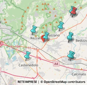 Mappa Via Bronzetti Narciso, 25086 Rezzato BS, Italia (4.63091)