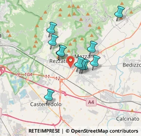 Mappa Via Bronzetti Narciso, 25086 Rezzato BS, Italia (2.76818)