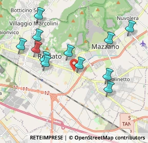 Mappa Via Bronzetti Narciso, 25086 Rezzato BS, Italia (2.03417)