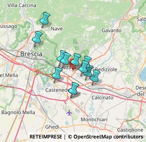 Mappa Via Bronzetti Narciso, 25086 Rezzato BS, Italia (4.61333)