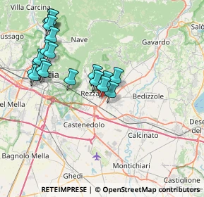 Mappa Via Bronzetti Narciso, 25086 Rezzato BS, Italia (7.5575)