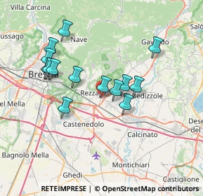 Mappa Via Bronzetti Narciso, 25086 Rezzato BS, Italia (6.57214)