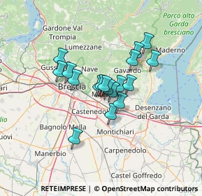 Mappa Via Bronzetti Narciso, 25086 Rezzato BS, Italia (9.21056)