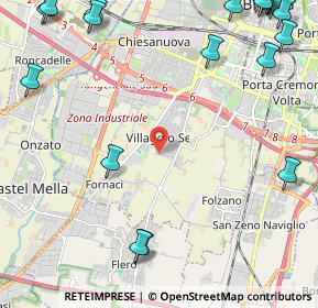 Mappa Traversa XII Sereno, 25125 Brescia BS, Italia (3.552)