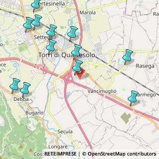 Mappa Via Brescia, 36100 Torri di Quartesolo VI, Italia (2.72333)