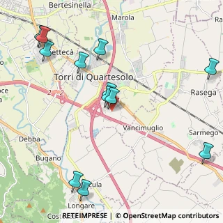 Mappa Via Brescia, 36100 Torri di Quartesolo VI, Italia (2.53917)