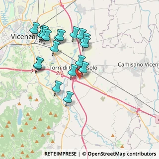 Mappa Via Brescia, 36100 Torri di Quartesolo VI, Italia (4.0325)