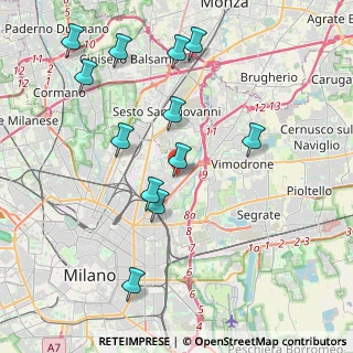 Mappa Via Mario Pieri, 20127 Milano MI, Italia (4.25583)