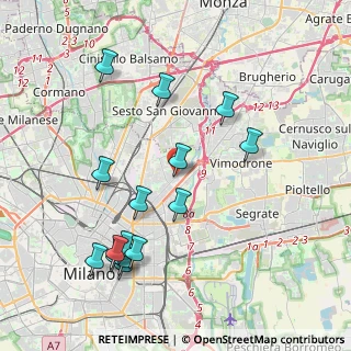 Mappa Via Mario Pieri, 20127 Milano MI, Italia (4.33267)
